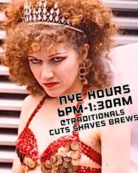 traditionalscutsshavesbrews Ring in the New Year with us!!  @colleeniakarmalita will be behind the bar!