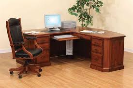 Spruce Up Your Workspace With An Wooden Home Office Desk Real Wood Office Furniture Furniture Design Ideas Solid Wo Wood Corner Desk Pretty House Corner Desk