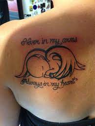 Maybe you would like to learn more about one of these? 55 Miscarriage Baby Angel Tattoos Ideas