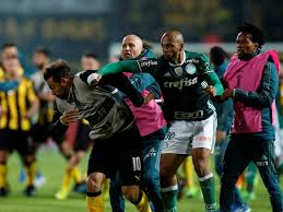 Please note that it is my first football video that i've done.enjoy and comment! Felipe Melo Punches Opposition Player As Copa Libertadores Game Descends Into Mass Brawl Irish Mirror Online