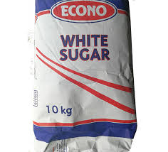 Domino, granulated white sugar, 4 lb. Econo White Sugar 10kg Pfd