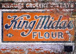 A Vintage Brick Wall Advertisement Painted On The Side Of The Old Krause Grocery Meats Store Located At 853 Will Ghost Signs Hand Painted Signs Painted Signs