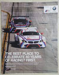 1975 2015 Bmw North America 40 Years Poster Z4 Gtlm Imsa Bmw Racing Racing Poster Racing Bmw
