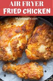 This Juicy Air Fryer Fried Chicken Is A Delicious And Healthy Spin On Traditional F Air Fryer Recipes Healthy Air Fryer Fried Chicken Air Fryer Recipes Chicken