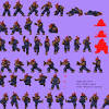 Akuma's appearance resembles that of a nio, one of a. 1
