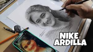 Lukisan Nike Ardilla Pakai Pensil Youtube
