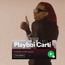 Search, discover and share your favorite gifs. On Twitter Playboi Carti Has Now 10 1 Million Spotify Listeners Playboicarti Https T Co O2ckryxztx Twitter