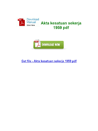 International law book services, don't have an account? Akta Kesatuan Sekerja 1959
