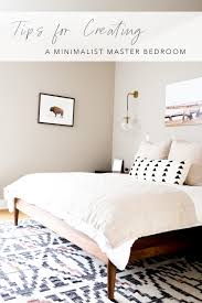 Neutral area rug master bedroom. Our Minimalist Master Bedroom Modern Minimalism Elle Penner Mph Rd