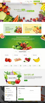 Organic Foods Ecommerce Website Template Website Organic Food E Commerce Template Ecommerce Food Web Design Web Design Tips Ecommerce Website Template