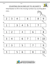 Kindergarten Math Printables Counting On In 1s To 10 2 Gif 1000 1294 Matematicas De Primer Grado Primeros Grados Decoracion De Aulas