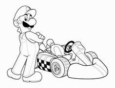 Darmowe kolorowanki dla dzieci do druku online. 100 Mario Ideas Kolorowanki Mario Kart Kolorowanie