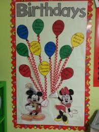 Birthday Chart Ideas For Classroom Decoration Mickey Mouse Classroom Google Search With Images Mickey Mouse Classroom Birthday Board Classroom Disney Themed Classroom