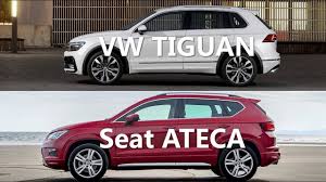 Seat ateca 1.6 tdi 115hp size, dimensions, aerodynamics and weight. Vw Tiguan Vs Seat Ateca Youtube