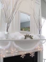 Add a bright and cozy touch with christmas wreaths adorned with warm white led bulbs. 25 Winter Fireplace Mantel Decorating Ideas
