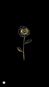 Roses Phone Wallpaper Gold Rose Roses Flower Flowers Outline Illustration Dra Gold Wallpaper Phone Gold Wallpaper Background Gold Wallpaper Iphone