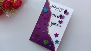 The printed cards come to be classic, but they still have a different meaning. Beautiful Handmade Happy New Year 2019 Card Idea Diy Greeting Cards For New Year Youtube
