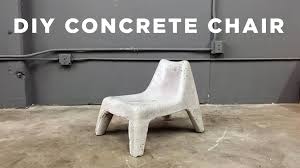 How To Use A Plastic Chair From Ikea As A Form For A Concrete Chair This Diy Concrete Chair Was Made Fr Concrete Diy Concrete Furniture Upcycled Furniture Diy