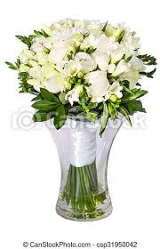 Gold bouquet broschen bouquets bridal brooch bouquet wedding bouquets wedding flowers wedding colors purple bouquets bridesmaid bouquets peonies bouquet. Bright Flower Wedding Bouquet In Glass Vase Isolated Over White Background Canstock