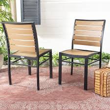 Gertrudes Stacking Patio Dining Chair In 2020 Patio Dining Chairs Patio Chairs Dining Chairs