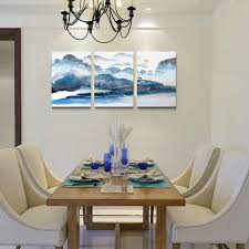 Wonderful purple living room ideas in this room include shimmering drapes and a vibrant velvet chrysanthemum wallpaper is a purple living room idea that adds an abstract beauty to a space the black and white stripes underneath this purple oriental patterned rug make the colors pop even more. Wall Art For Living Room Black And White Purple Flower Canvas Wall Decor For Home Decor