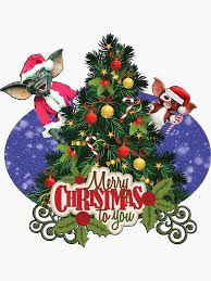 Gremlins Geek Christmas Christmas Art Scary Christmas