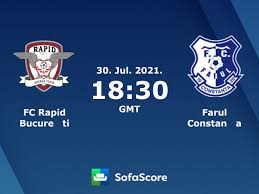 Constanța is home to several football clubs, with fcv farul constanța playing in the romanian first division. Fc Rapid BucureÈ™ti Vs Farul ConstanÈ›a Live Score H2h And Lineups Sofascore