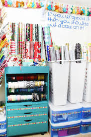 To assemble the elfa® gift wrap cart: How To Organize Gift Wrap In A Closet Blue I Style