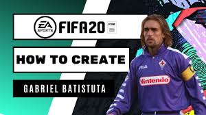 Gabriel batistuta ist ein ehemaliger fußballspieler aus аргентина, (* 01 февр. How To Create Gabriel Batistuta Fifa 20 Lookalike For Pro Clubs Youtube