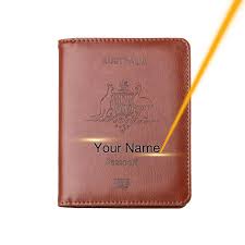 Extra card slot on one side. Customized Travel Rfid Australia Passport Cover Women Men Credit Card Wallet Engraved Name Bank Card Id Boarding Pass Card Card Id Holders Aliexpress
