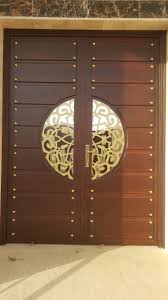 Door باب حديد باب مدخل Wood Doors Interior Doors Interior Modern Main Door Design