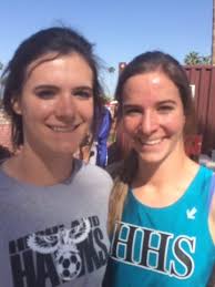 Highland sophomore Alena Ellsworth runs for injured big sister Lauren this  track season