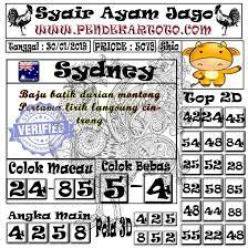 Syair Togel Sydney Hari Ini 30 Januari 2019 Februari Tanggal Ayam