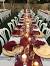 Maroon And White Wedding Dresses