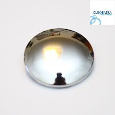 The jet body and nozzle are tucked inside the body so that nothing protrudes. Cleopatra Spare For Whirlpool Tub Jet Head Cap Cover Chrome New