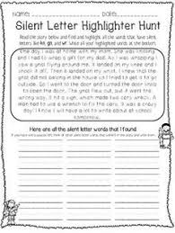 Silent Letters Kn Gn And Wr Consonant Words Word Activities Cvc Words