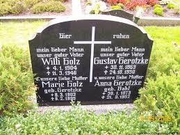 Grab von Marie Holz (geb. Gerotzke) (08.03.1903-09.02.1995 ...