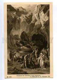 Tiresias prophesized that if odysseus and his men ate the cattle, there would be destruction for his ship and crew. 235309 Tiresias Underworld Odyssey By Preller Vintage 153 1838 Hippostcard