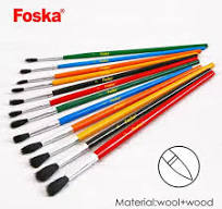 OEM Wholesale Wooden Handle Wool Hair Artist Paint Brush Set ...