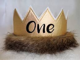First Birthday Crown For Baby Boy Wild One Birthday Crown First Birthday Crown First Birthday Hats Birthday Crown