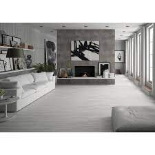 Helsinki White Wood Plank Porcelain Tile Floor Decor Concrete Interiors Modern Flooring Home Room Design