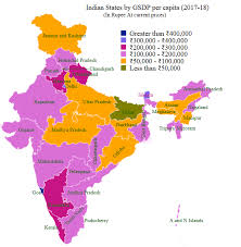 Gdp Per Capita Of Indian States Indian States Gdp Per