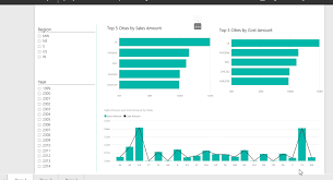 toggle between a chart and table in power bi visual bi