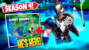 Preview 3d models, audio and showcases for fortnite: New Walking Boss Wolverine Begins Changing Into Venom Near Slurpy Swamps Fortnite Youtube