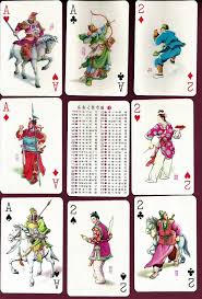 Asian four color playing cards: Chinese Deck Playing Cards All Different Illustrations 52 Etsy Unique Playing Cards Joker Card Cards