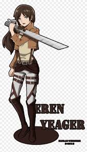 Eren jaeger render transparent background png clipart. Eren Yeager By Kurai Tenshii Eren Aot Genderbend Free Transparent Png Clipart Images Download