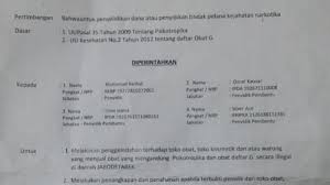 Contoh surat lamaran surat pernyataan cpns kemenkumham, </p>. Penipuan Dan Pemerasan Menggunakan Surat Perintah Deputi Pencegahan Bnn Tribunnews Com Mobile