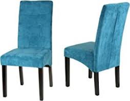 Cortesi Home Monty Microfiber Dining Chair Blue Set Of 2 Click Image For More Details This Contemporary Dining Furniture Blue Dining Chair Dining Chairs