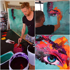 The Start Of Something New Abstract Portrait Painting Art Painting Portrait Art