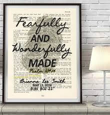 3 you search out my path and my lying down, and are acquainted with all my ways. Fearfully And Wonderfully Made Psalm 139 14 Personalized Bible Page Parody Art Prints